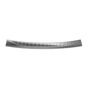 Fiat 500X Bumper Sill Cover - Rear - Omac - S.Steel Brushed - Silver - '16-'23 Fiat 500X Bumper Sill Cover - Rear - Omac - S.Steel Brushed - Silver - '16-'23